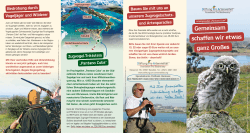 Flyer zum Anklicken - Stiftung Pro Artenvielfalt