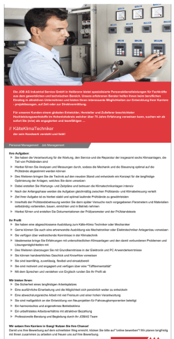 // KälteKlimaTechniker // KälteKlimaTechniker