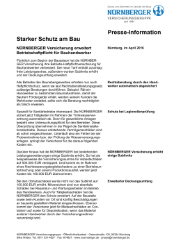 pdf, 45 KByte - NÜRNBERGER Versicherungsgruppe