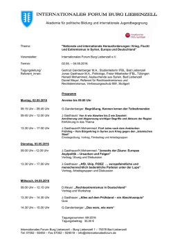 Internationales Forum Burg Liebenzell &ndash; Burg Liebenzell 1 &ndash; 75378