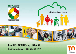 Post Show Report REHACARE 2015