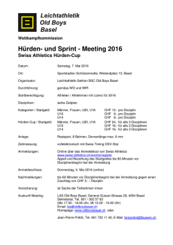 H&uuml;rden- und Sprint