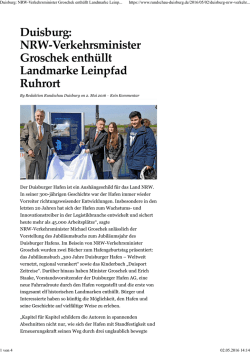 Duisburg - im Geschichtsb&uuml;ro Reder, Roeseling & Pr&uuml;fer!