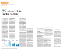 Interview Norbert Steiner im Handelsblatt (PDF | 114 KB)