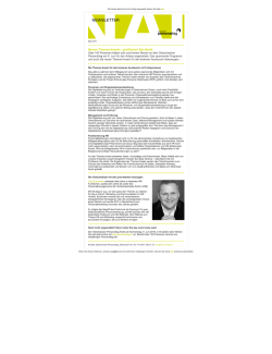 Newsletter 2. Mai 2016