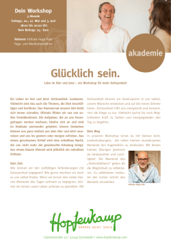 Infoblatt zum Seminar