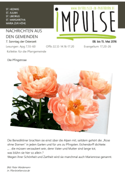 Impulse . 2016-05-08 (1,0 MiB) - Herzlich Willkommen auf www