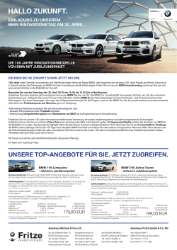 2.2 MB PDF Einladung zu unserem BMW