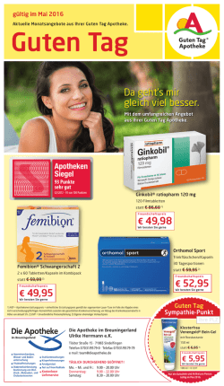 Guten Tag - Die Apotheke im Breuningerland