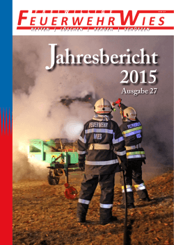 Ausgabe 27 - Freiwillige Feuerwehr Wies