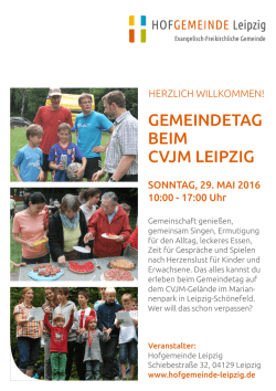 Infos - Hofgemeinde Leipzig