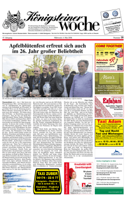 Königsteiner Woche - Taunus Nachrichten