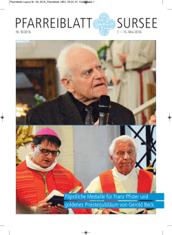 Pfarreiblatt.09.2016 - Katholische Kirchgemeinde Sursee