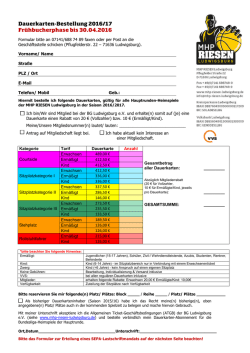 DK Formular fr&uuml;h - MHP RIESEN Ludwigsburg