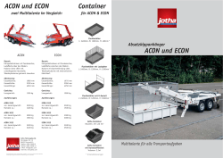 ACON und ECON Container ACON und ECON