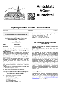 Amtsblatt - 04.05.2016 - Nr. 06