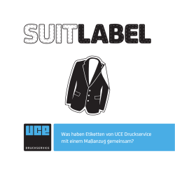 Imagebrosch&uuml;re - UCE Druckservice