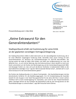Pressemitteilung Stadtsportbund 03.05.2016
