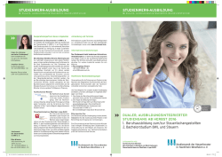 Page 1 STUDENWERK-AUSELDUNG >> DUAL ES AUS BLD U N