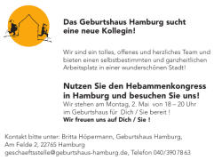 Nutzen Sie den Hebammenkongress in Hamburg und besuchen Sie uns!