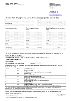 Bestellformular für Baumassberechnung (PDF, 1 Seite