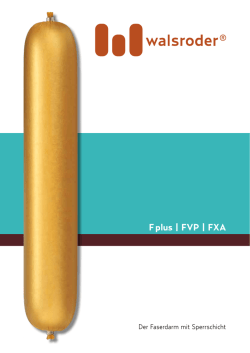 F plus | FVP | FXA - Walsroder Casings GmbH