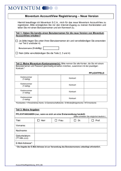 Moventum AccountView Registrierung – Neue Version