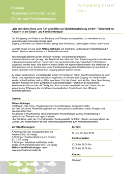Infos - W&uuml;rzburger Institut f&uuml;r systemisches Denken und Handeln