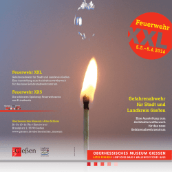 Feuerwehr XXL - Faltblatt