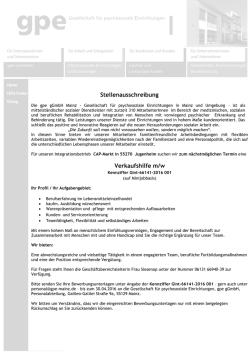 Verkaufshilfe m/w als Minijob in unserem CAP-Markt