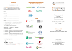 4. BundesKongress GenderGesundheit