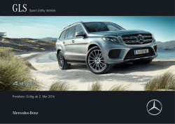 Preisliste - Mercedes Benz