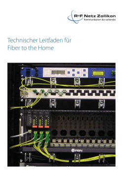 Technischer Leitfaden - beim R+F Netz Zollikon