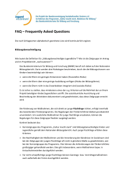 JIZ_FAQ_Stand_April 2016 - Kultur macht stark