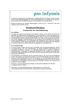 Direktorin/Direktor