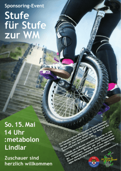 Stufe für Stufe zur WM Stufe für Stufe zur WM - Oberberg