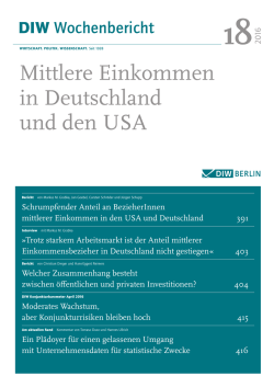 DIW Wochenbericht 18/2016