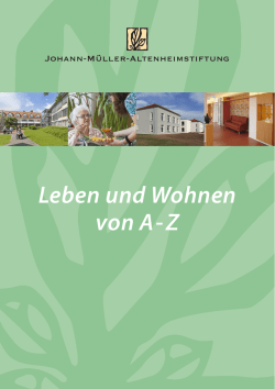 Information A-Z - Johann-M&uuml;ller