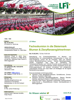 Infoflyer_Fachexkursion Blumen Zierpflanzeng&auml;rtnerInnen_Stmk