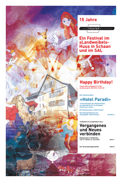 15 Jahre Ein Festival im sLandweibels