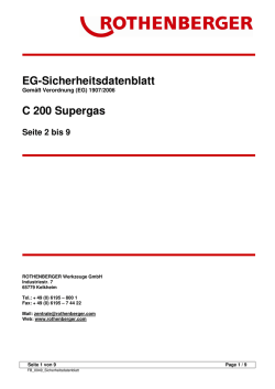 EG-Sicherheitsdatenblatt - Werkzeug Schultze GmbH