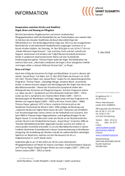 INFORMATION - St. Elisabeth