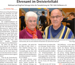 Ehrenamt im Dreivierteltakt