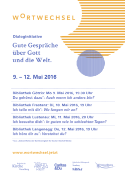 Bibliotheken Plakate - Wortwechsel