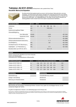 Tektalan A2-E31-035/2 - Technische Daten ()