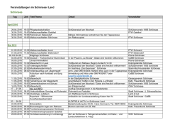 Veranstaltungen 2016 - Herzlich Willkommen im Sch&ouml;nseer Land
