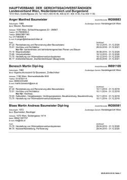 Druckansicht - Hauptverband