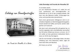 Ehemaligenfest - NizzaLink eV