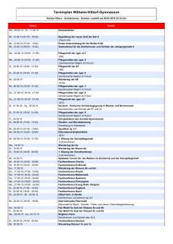 Terminkalender als PDF - Wilhelm-Hittorf