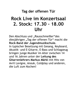 Rock Live Konzert